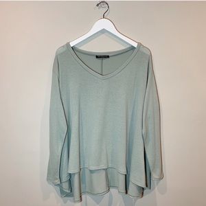 Rock Rose Classic Trapeze Top Sage